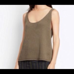 Olive Green Vince knit tank (medium)